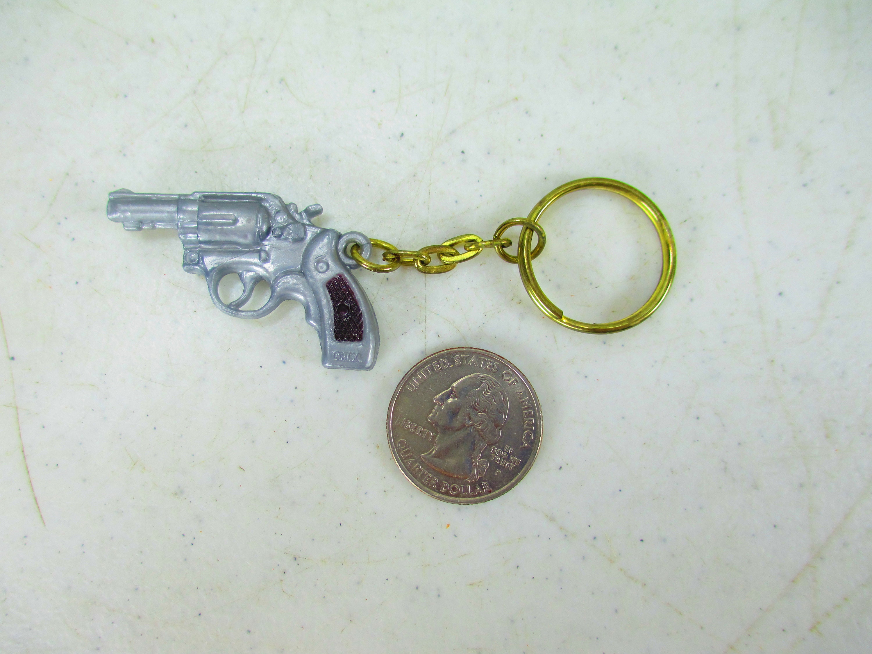 Vintage Keychain Toy Gun Pistol Gumball Prize -  Sweden