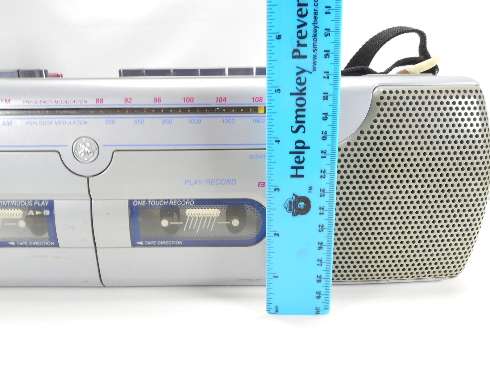 GE Boombox Duel Cassette Confetti Blue Pink Retro 35615A Free Etsy
