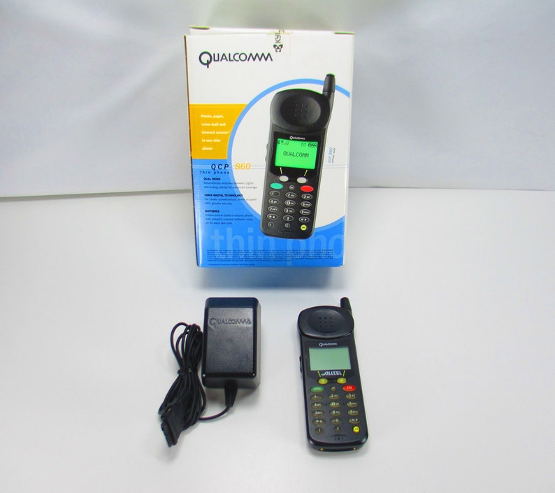 First Cellular Qualcom Qualcomm Alltel Cellular Phone Vintage With Box 90's - Etsy