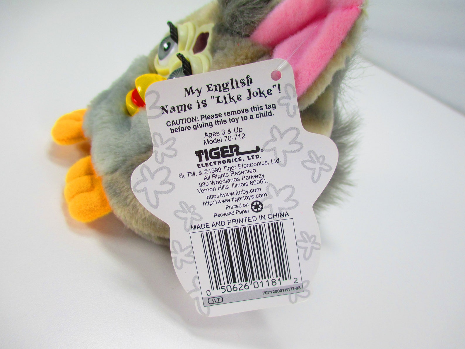 FURBY Buddies Beanie Gremlin Like Joke 4 Plush 1999 by | Etsy