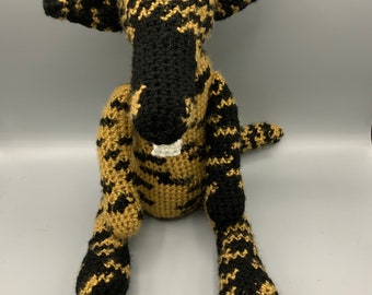 Crochet Cartoon Greyhound PATTERN