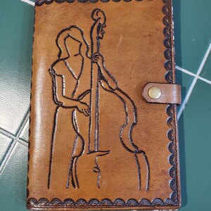 Leather Journal Cover. Custom handcrafted