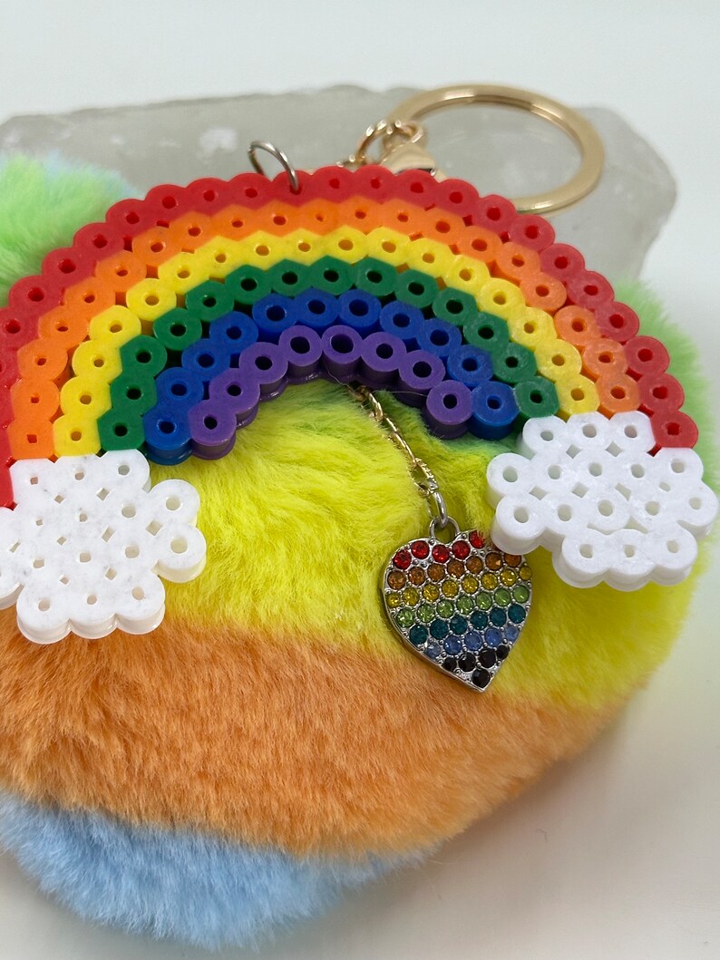Perler Bead Keychain Etsy