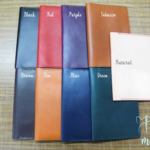 Veg-tanned Journal/Notebook Cover (folded dims 9.25 L x 6.5 W)