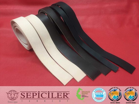 2.8 mm - 3.6 mm Veg-Tanned 7/9 oz. Sepici Leather Natural 12x12 Pre-Cut Leather