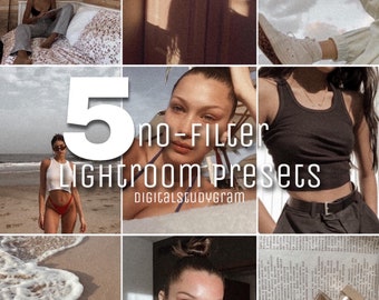 5 Mobile Lightroom Preset GEEN FILTER EFFECT bewerken als Tashie Tinks Influencer Lightroom Preset Travel Blogger Instagram Lifestyle Fashion