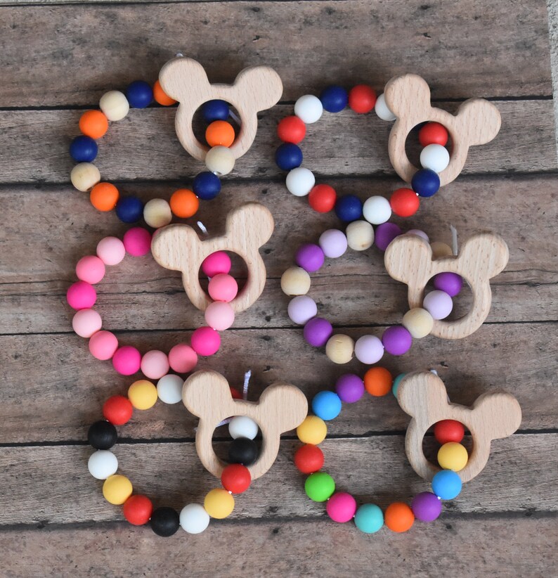 mickey mouse teething ring