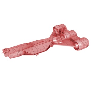 Consular Cruiser STL files, X-Wing Epic scale (1:420)