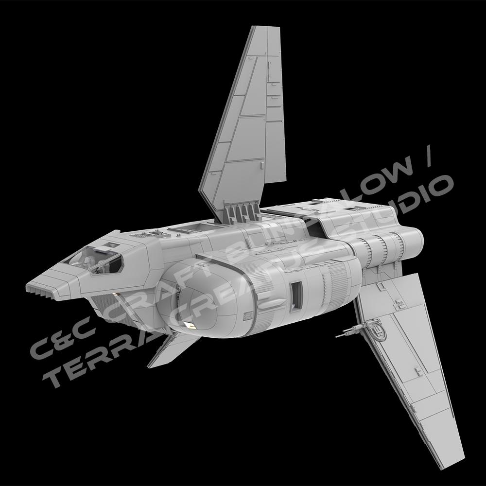 3d Printed Imperial Shuttle UK