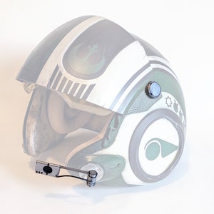 Resistance Pilot helmet greeblies upgrade kit, direct Black Series replacement (TFA)