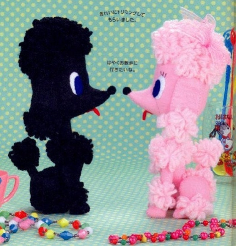 SEWING FELT AMIGURUMI Pattern-\u201cFelt Amigurumi-Tabatha Naomi\u201d-Japanese Craft E-Book #244.Instant Download Pdf file.