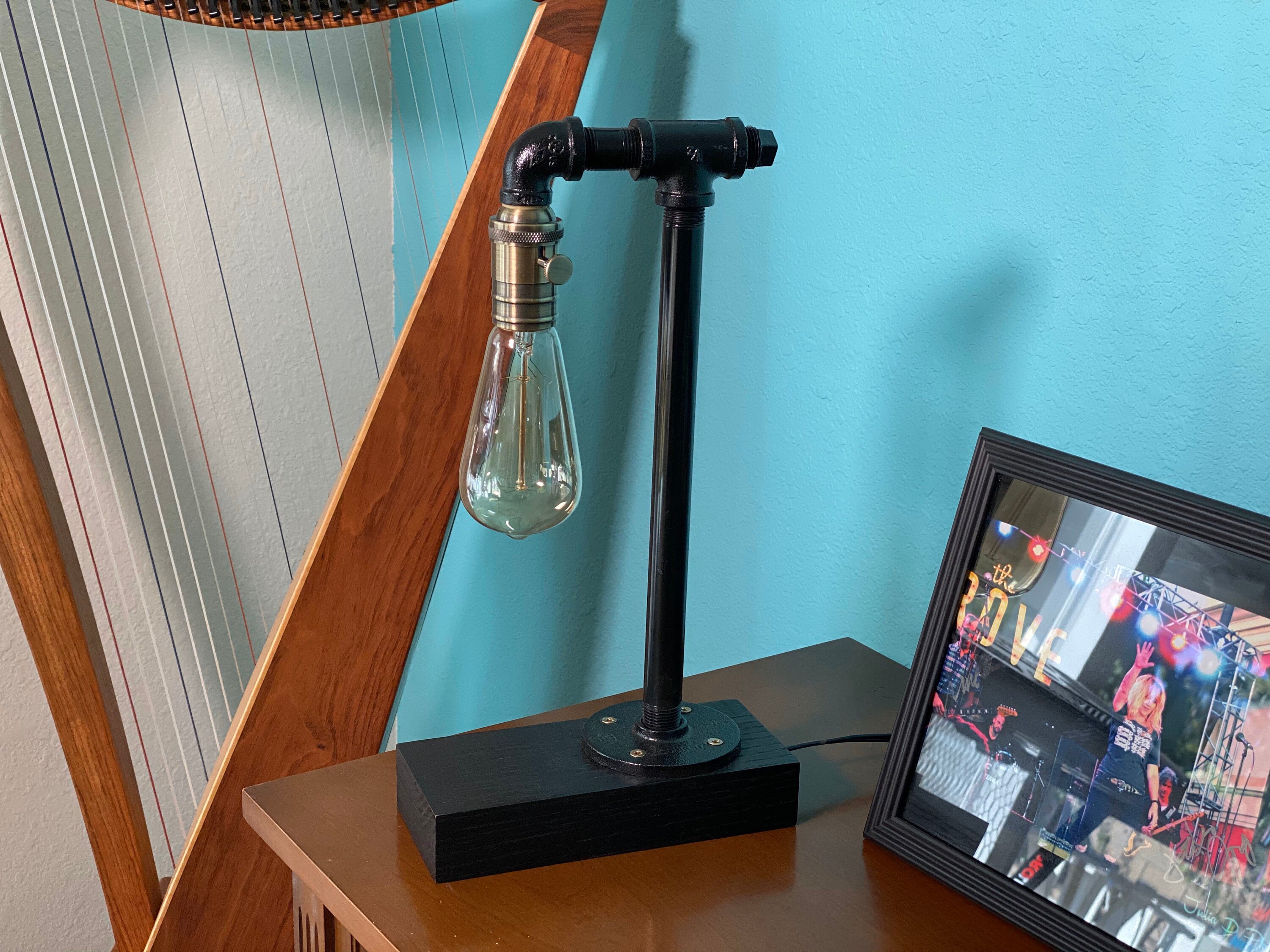 Lámpara de escritorio vintage de estilo industrial hecha a Etsy España