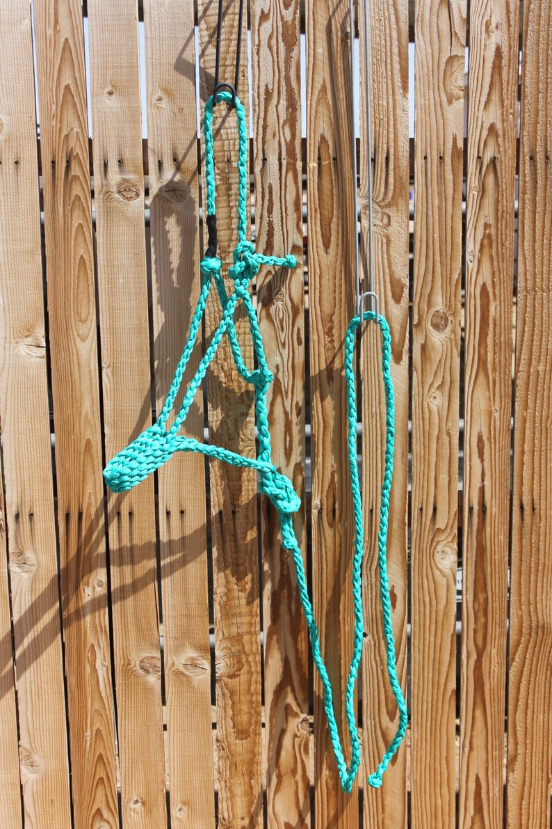 Best Ever Braided Mule Tape Halter w/ 8.5' Lead- Silver main image 1
