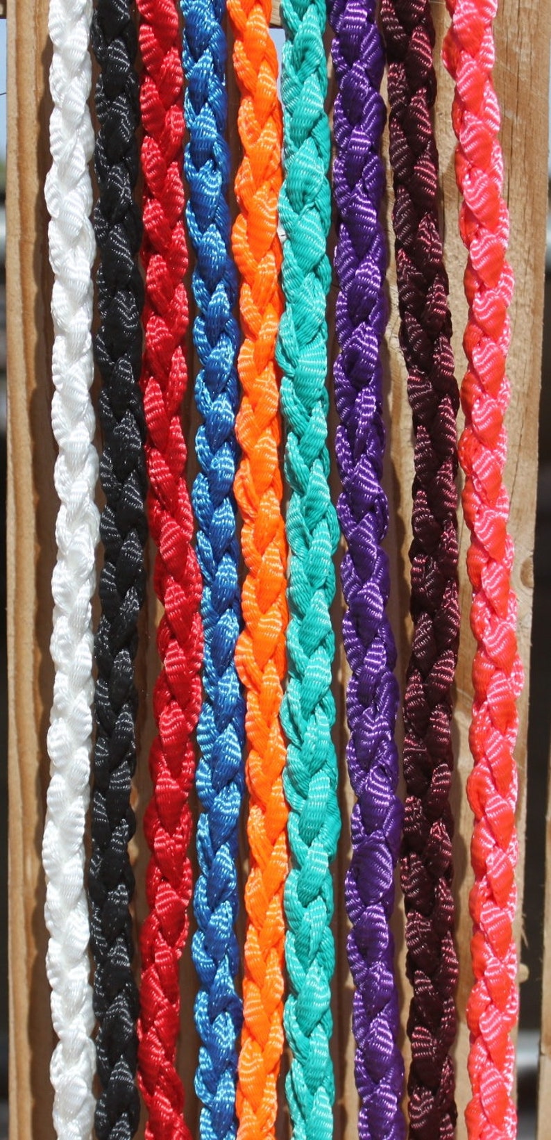 Weaver Leather Pastoia Regolabile 3 Vie Per Cavallo - Nylon Rivestito Con Fodera In Feltro, Marrone - 5