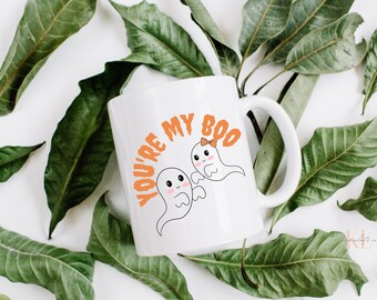 Temperature Changing You're My Boo Ghost Mug, Best Selling Couples Mug