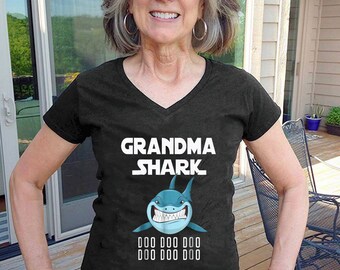 Download Grandma shark | Etsy