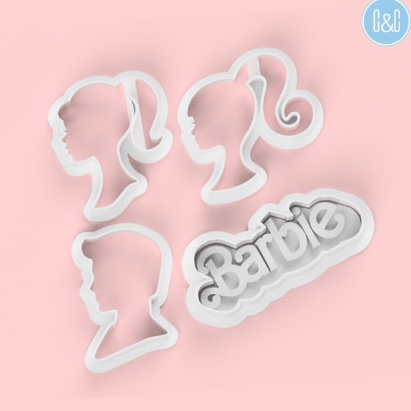 Girl Boy Doll Cookie Cutter Stamp Embosser, Fondant Cutter, Biscuit Cutter, Princess Cutter