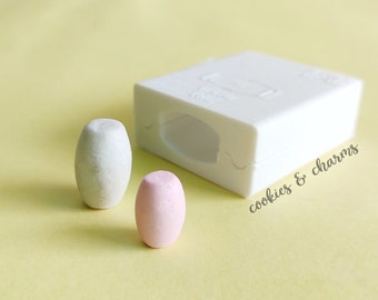 Rodillo para fondant con forma de barril para arcilla polimérica, cortador de volumen, herramienta para arcilla polimérica, herramienta para hacer cuentas, suministros de arcilla