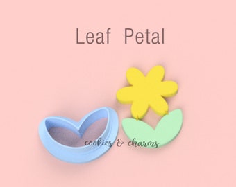 Leaf Petals Clay Cutter Set, Polymer Clay Shape Cutter set, clay supplies,  earring cutter, fondant cutter