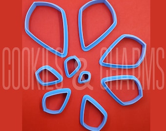Geometric Shape Clay Cutter SET, Polymer clay cutter, clay supplies,  earring cutter, fondant cutter, outline shape cutters, craft cutters