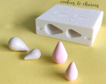 Teardrop Drop Shape Polymer Clay Bead Roller Fondant Roller with Volume Clay Cutter | Polymer Clay Tool, Bead Making Tool, ceramic tool