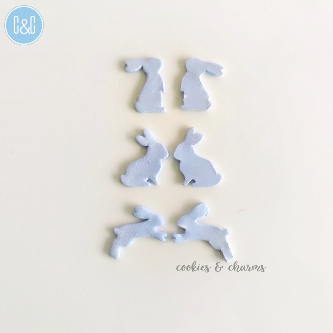 Rabbit Polymer Clay Cutter Mirror Set, Bunny Clay Cutter | Mystical ...