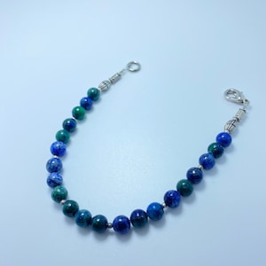 Eilat Stone King Solomon Stone Hand Made Bracelet.