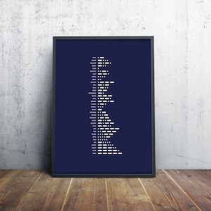 NATO Phonetic Alphabet Poster, Morse Code Print, Man Cave Wall Art