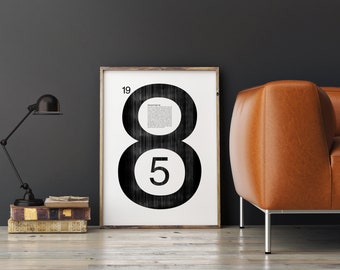 1985 Time Capsule Poster | 41st Birthday Gift