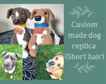 Custom crochet dog, Custom dog replica, Custom order dog,pet  Amigurumi puppy, Personalized gifts, Stuffed animal, Pet plushie, Pet memorial