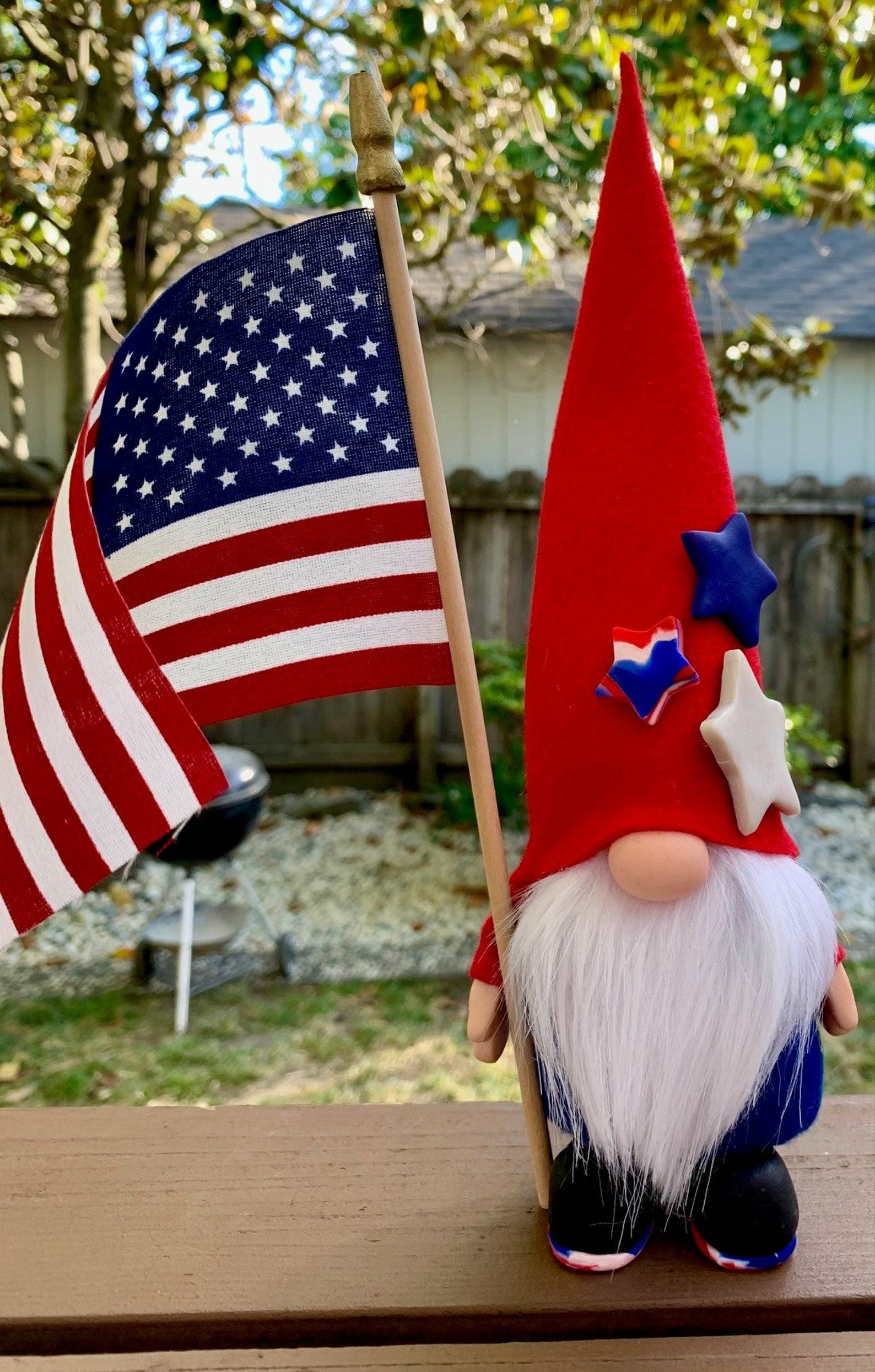 Patriotic Gnome 4th of July Etsy