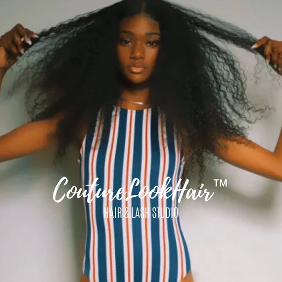 Kinky Kinky Curly Deep Wave Tape In Skinweft Extensions Etsy