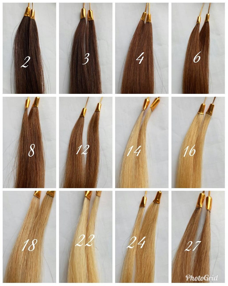 NBR o IBE Hair Extensions Kit Cutícula Remy Humano Handtied Etsy