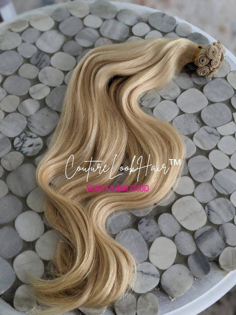 NBR o IBE Hair Extensions Kit Cutícula Remy Humano Handtied Etsy