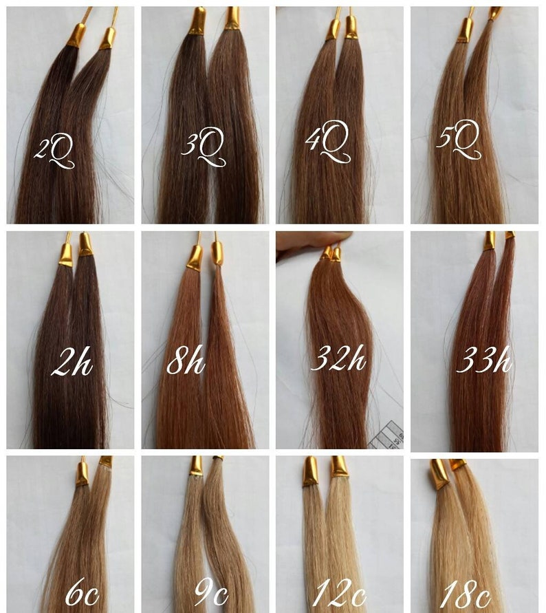 NBR o IBE Hair Extensions Kit Cutícula Remy Humano Handtied Etsy