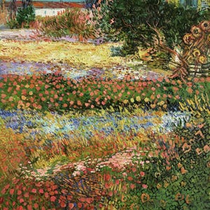 Flower Garden Van Gogh oil painting reproduction, hand-painted in oil on canvas