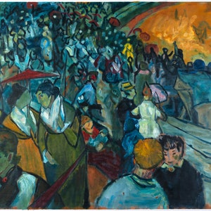 Arena at Arles Van Gogh reproduction, hand-painted in oil on canvas