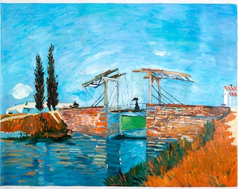 Replika obrazu olejnego Van Gogha „Panna Langlois”, malowana ręcznie farbami olejnymi na płótnie