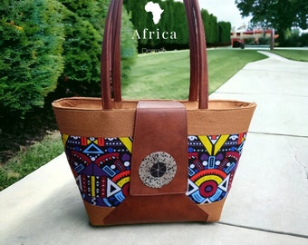 African Bag, Ankara bag, women bag, Handmade bag,Handbag, office bag, Gift, unique bag, African print bag,Custom bag, African ankara bag