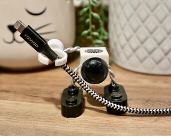 Handmade Recycled Tech Robot Steampunk Desk Mascot: Handy 3.0