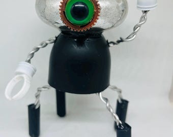 IT Professional Gift - Upcycled Tech Robot Sculpture: Atlantis