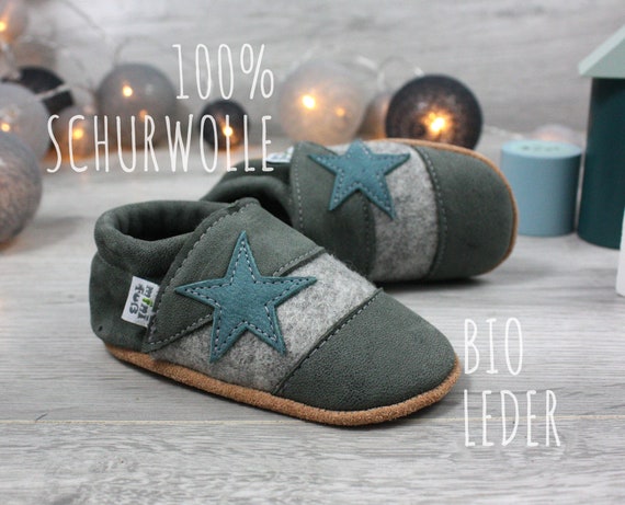 Zapatos de gateo de cuero org nico minifu Bio701 zapatillas de