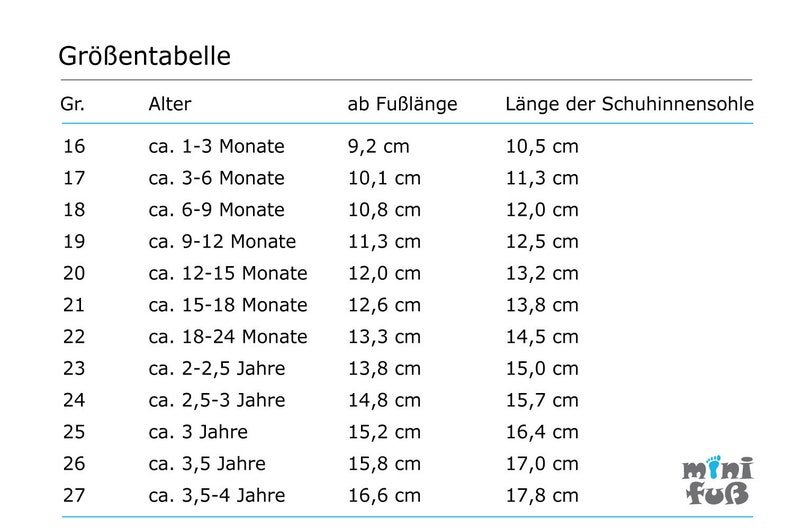 Leder Krabbelschuhe minifuß914, Hausschuhe für Kleinkinder, Babyschuhe aus weichem Leder für süße Minifüßchen. Bild 4