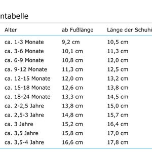 Leder Krabbelschuhe, minifuß921 Gr.22, Einzelpaar, Hausschuhe für Kleinkinder, Babyschuhe aus weichem Leder für süße Minifüßchen. Bild 3