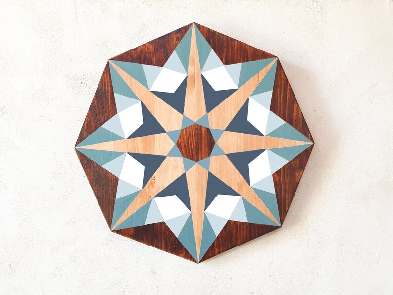 Geometric Colorful Art Geometric Wood Art Wall Hanging Etsy