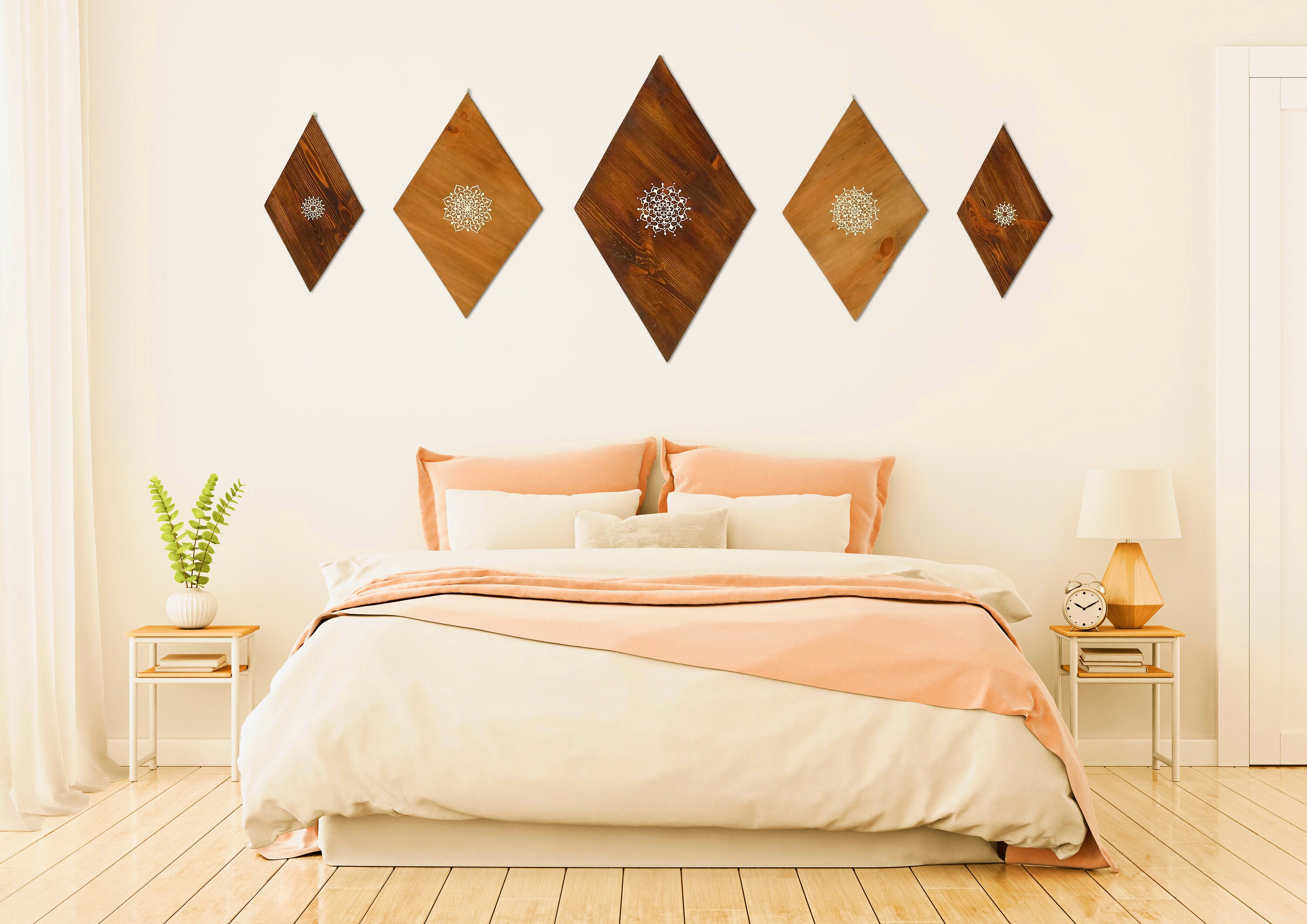 Large wall decor bedroom wall decor over the bed above bed Etsy