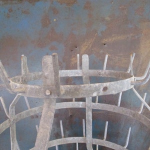 CONICAL Design Antique French DRYING RACK Metal Zinc Kitchen Wine ...