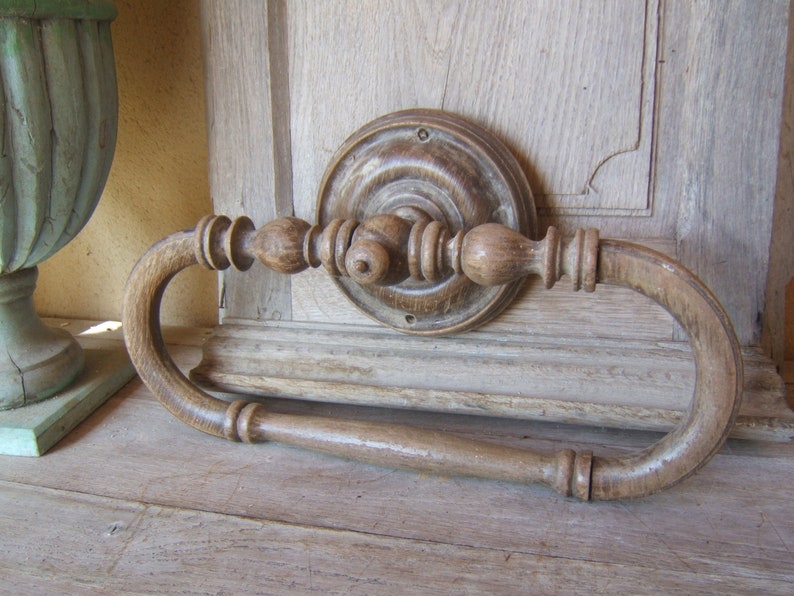 Antique Wood Turned Bed Canopy Or Towel Holder For Bathroom Etsy