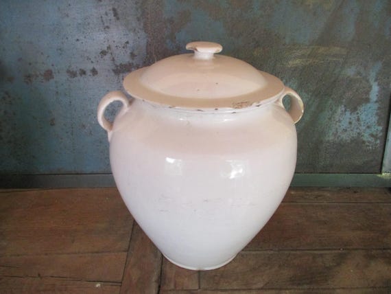 フランス アンティーク MARTRES TOLOSANE コンフィチュールポット フランス アンティーク MARTRES TOLOSANE コンフィチュールポット