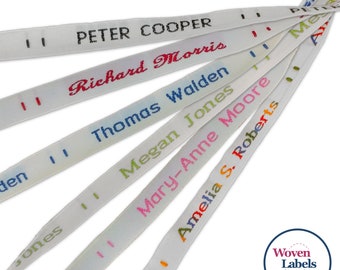 36 x Woven Sew-on Name Tapes